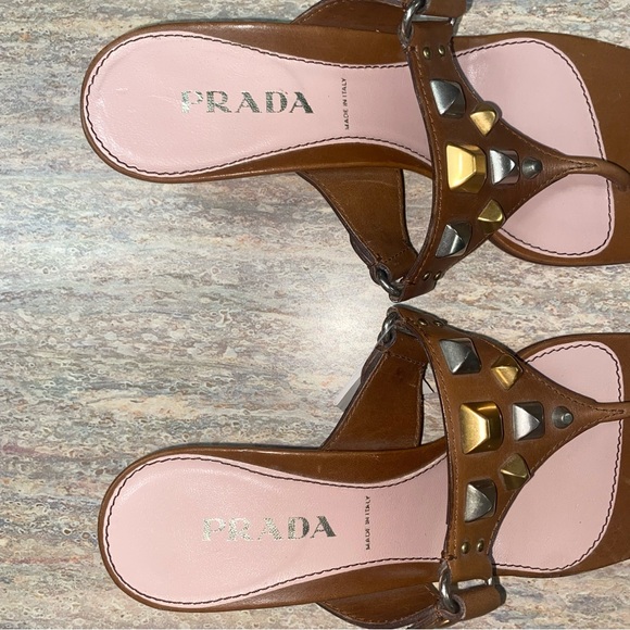 Prada Kitten Heel Sandals - Picture 3 of 5